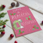 'Have A Peaceful Christmas' Christmas Card, thumbnail 1 of 4