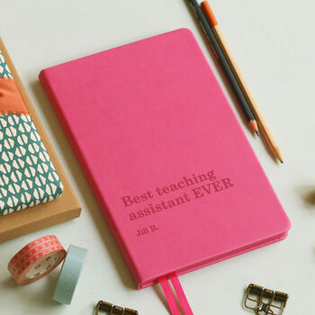 Best Teaching Assistant Ever Personalised Notebook, 11 of 11
