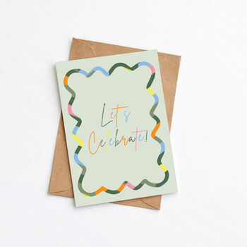 Let's Celebrate Card, 2 of 2