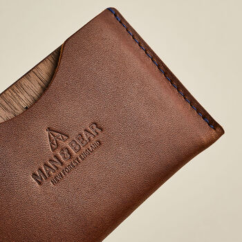 Personalised Wood Beard Comb And Leather Pouch, 4 of 5