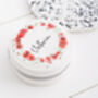 Personalised Jewellery Box With Poppy Design, thumbnail 2 of 6