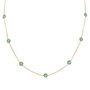 Antibes Chrysoprase And Gold Plated Necklace, thumbnail 3 of 4