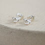 Sterling Silver Small Love Knot Studs, thumbnail 1 of 4