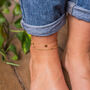 Delicate 14 K Gold Coin Anklet, thumbnail 10 of 12