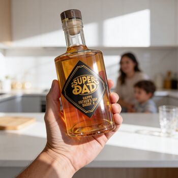 Personalised Super Dad Father's Day Gin, 2 of 5