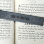 Personalised 6th Anniversary Gift, Raw Iron Scroll Bookmark, thumbnail 5 of 10