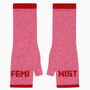 Feminist Fingerless Mittens, thumbnail 4 of 4