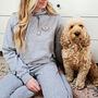 Personalised Dog Lover Varsity Hooded Loungewear Set, thumbnail 1 of 11