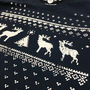 Womens Reindeer Glow In The Dark Long Sleeve Tshirt, thumbnail 6 of 7