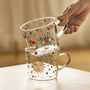 Vintage Bohemian Boho Style Glass Cup, thumbnail 1 of 9