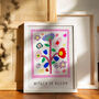 Wisley In Bloom Collaged Painted Floral Surrey Art Print, thumbnail 7 of 8