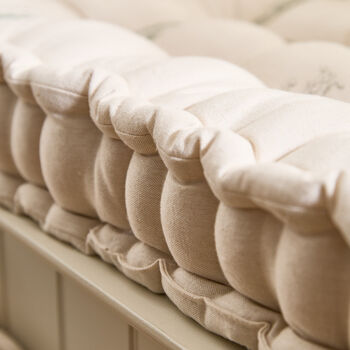 Vintage Jardinere Bench Mattress Cushion, 6 of 8