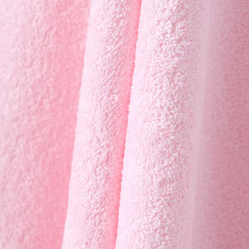 Personalised Pink Hooded Cotton Towel, 7 of 8