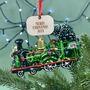 Personalised Christmas Express Train Bauble, thumbnail 1 of 3