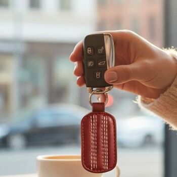 Cricket Leather Keyring, 8 of 12