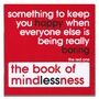 The Book Of Mindless Fun For Adults Red, thumbnail 1 of 10