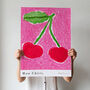 Mon Chéri Food Art Print Cherries Kitchen Fruit Poster, thumbnail 7 of 11