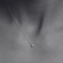 Mini Heart Necklace Silver, thumbnail 1 of 3