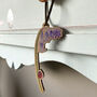English Bluebell Hanging Wooden Decoration, thumbnail 7 of 10