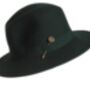 Green Fedora Ribbon Hat, thumbnail 2 of 2