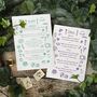 Wedding Doodles Menu Card, thumbnail 4 of 9