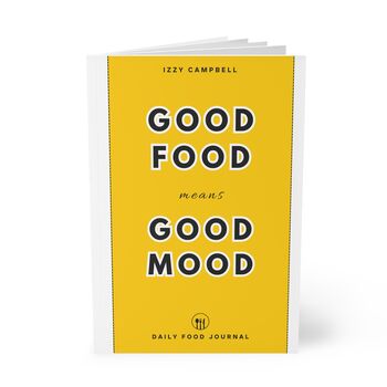 'Good Food' Personalised Food Journal, 5 of 7