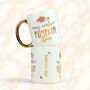 Personalised Pumpkin Spice Gold Handle Mug Ceramic, thumbnail 1 of 6