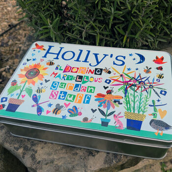 Personalised Garden Seeds Storage Tin, 3 of 12