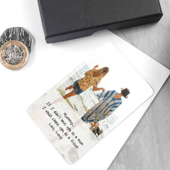 Personalised Mum's Photo Wallet Keepsake, 8 of 12