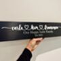 Wooden Family Name Sign 3D Acrylic, thumbnail 8 of 9