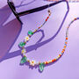 Mother Of Pearl Daisy Beaded Sunglasses Chain, thumbnail 3 of 12