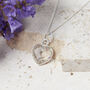 Sterling Silver April Clear Quartz Necklace Card, thumbnail 2 of 7