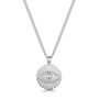 Evil Eye Men's Necklace Stainless Steel, thumbnail 5 of 7