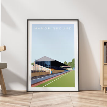 Oxford United Manor Ground Poster, 3 of 8