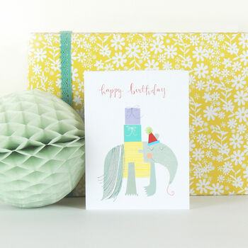 Happy Birthday Anteater Mini Card, 3 of 3