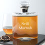 Personalised Platinum Necked Whisky Decanter, thumbnail 1 of 9