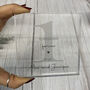 Personalised Acrylic Block First Anniversary Gift, thumbnail 4 of 6