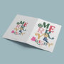 Personalised 'Merry And Bright' Christmas Card Pack, thumbnail 3 of 4