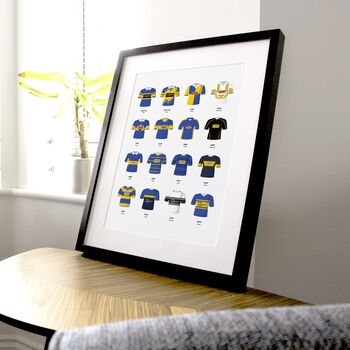 Classic Rugby Kits Team Print, 4 of 12