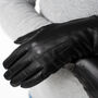 Black Leather Gloves, thumbnail 2 of 5