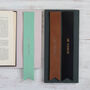 Teachers Gift Personalised Leather Bookmark, thumbnail 2 of 6