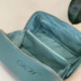 Monogrammed Faux Leather Cosmetic Bag, thumbnail 2 of 3