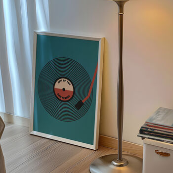 Personalised Vinyl Record Print, 2 of 9