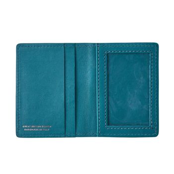 Personalised Leather Travel Card Holder 'Vallata Nappa', 9 of 12