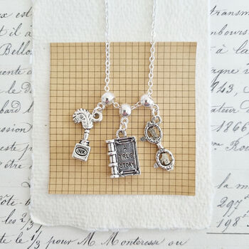 Charming Book Lover's Necklace, 2 of 4