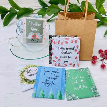 Love Christmas Tea Gift Set | Christmas Gift For Love | Handmade Christmas Love Keepsakes, 3 of 8