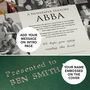 Abba Personalised Gift Music Legend Deluxe Book Mamma Mia, thumbnail 3 of 12