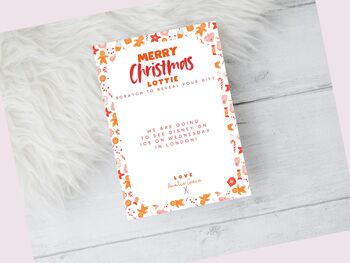 Personalised Christmas Scratch Card, 6 of 7