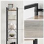 Five Tier Bookcase Standing Display Storage Rack, thumbnail 4 of 12