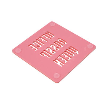 Office Gossip Queen Pink Drinks Coaster, 2 of 3